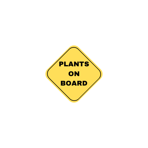 Plants on Board Decal